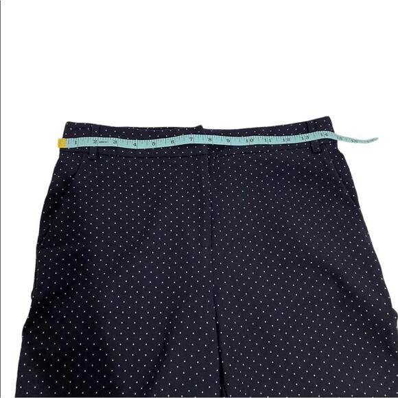 OVI Small Blue & White Polka Dots Straight Leg Skinny Pants - Picture 10 of 13